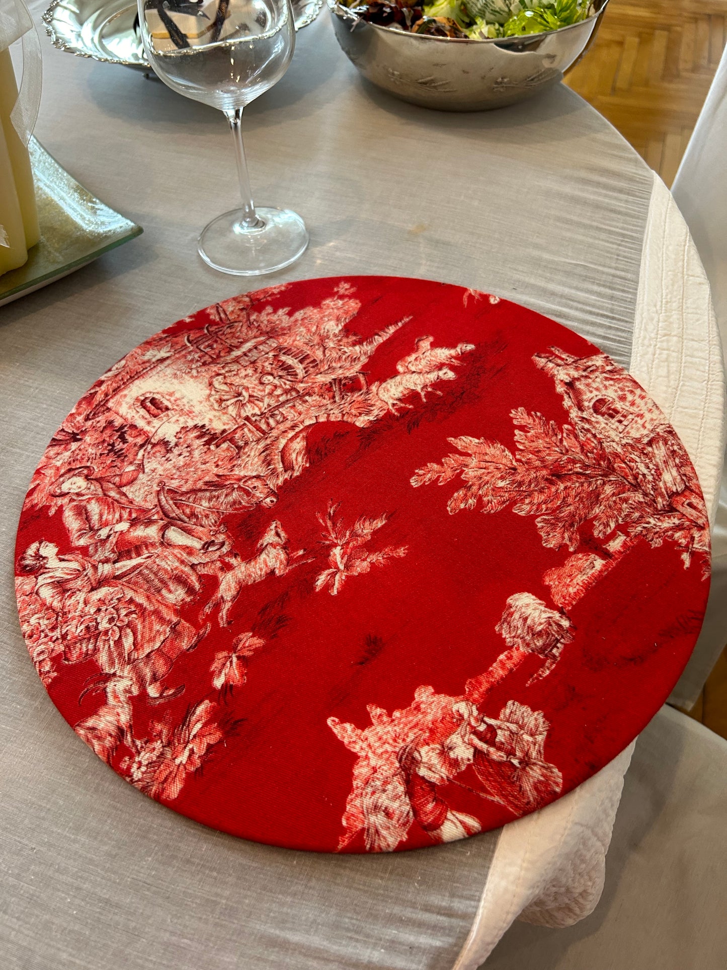 Toile de jouy total rosso edizione limitata